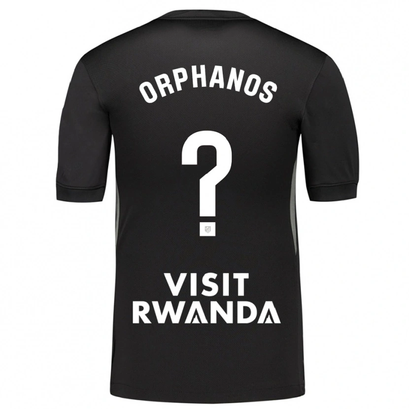 Danxen Kinder Stamatis Orphanos #0 Trikot Schwarz Weiß Torwarttrikot 2025/26