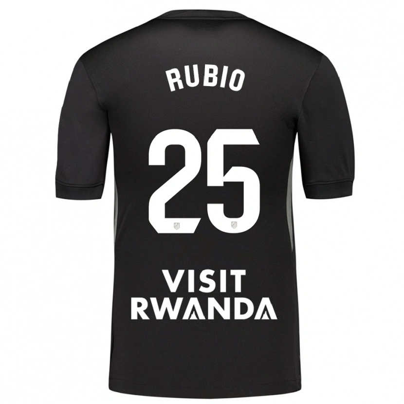 Danxen Kinder Daniel Rubio #25 Trikot Schwarz Weiß Torwarttrikot 2025/26