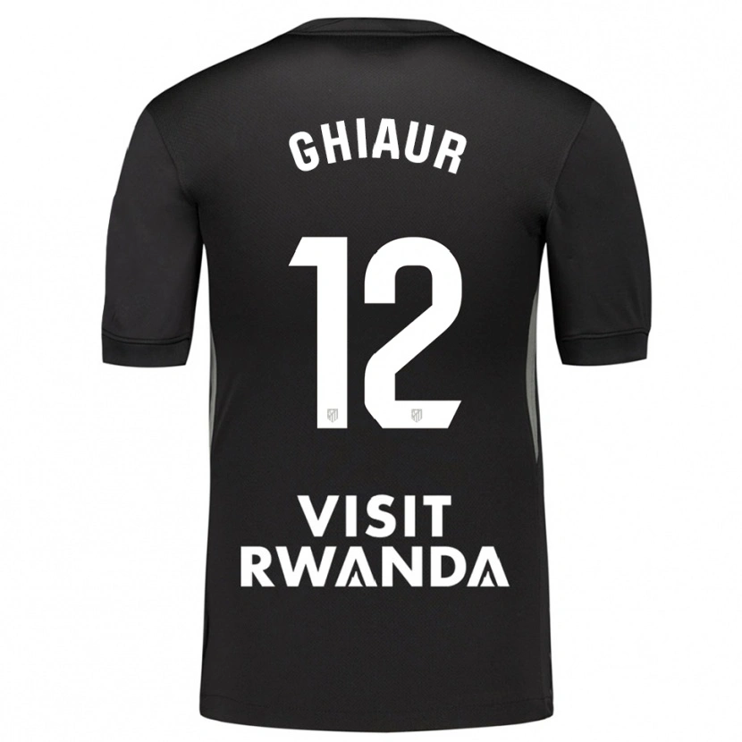 Danxen Kinder Octavian Ghiaur #12 Trikot Schwarz Weiß Torwarttrikot 2025/26