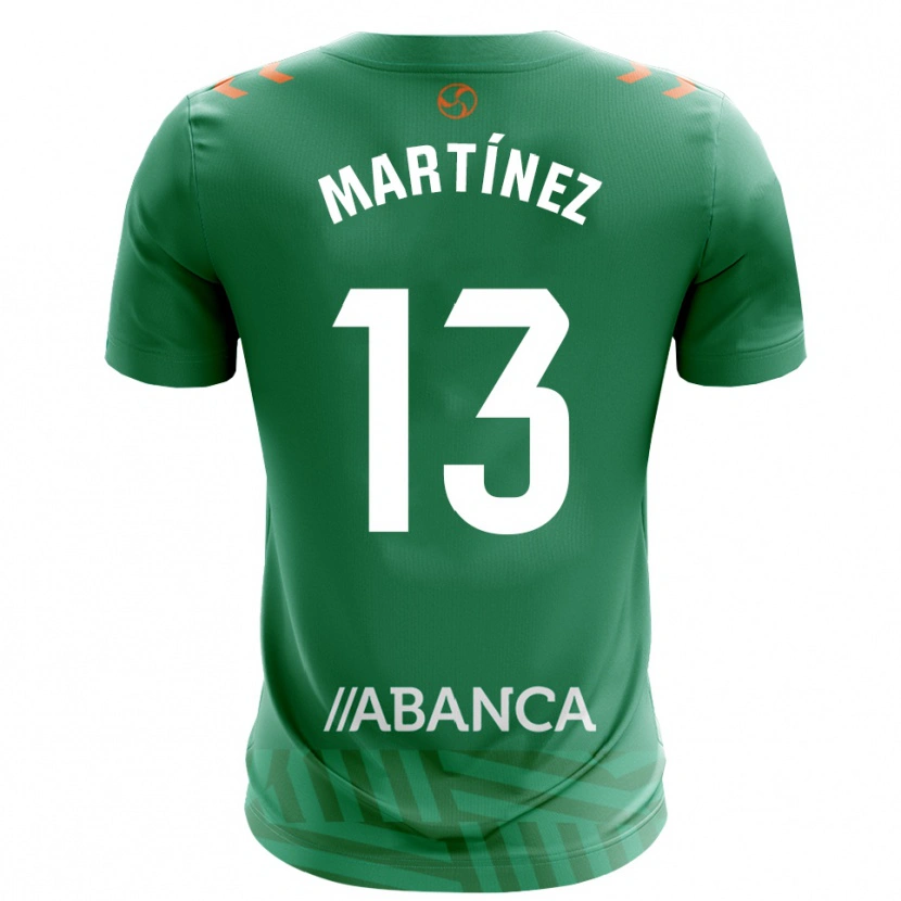 Danxen Kinder Naiara Martínez #13 Trikot Grün Weiß Torwarttrikot 2025/26