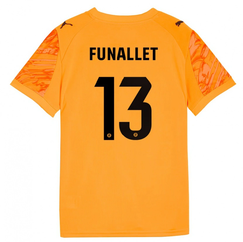 Danxen Kinder Pau Funallet #13 Trikot Orange Schwarz Torwarttrikot 2025/26
