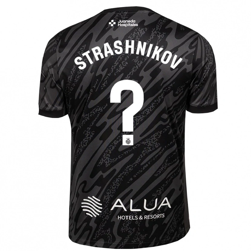 Danxen Kinder Nikolay Strashnikov #0 Trikot Dunkelgrau Schwarz Torwarttrikot 2025/26