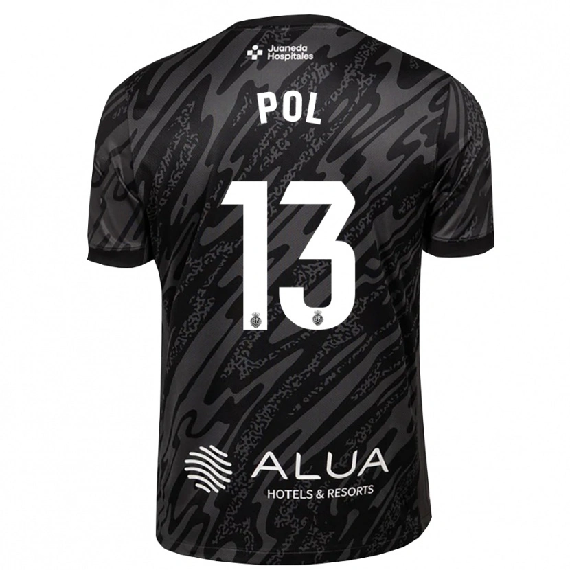 Danxen Kinder Joan Pol #13 Trikot Dunkelgrau Schwarz Torwarttrikot 2025/26