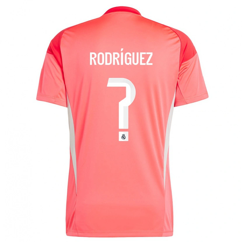 Danxen Kinder Álvaro Rodríguez #0 Trikot Orange Rot Weiß Torwarttrikot 2025/26