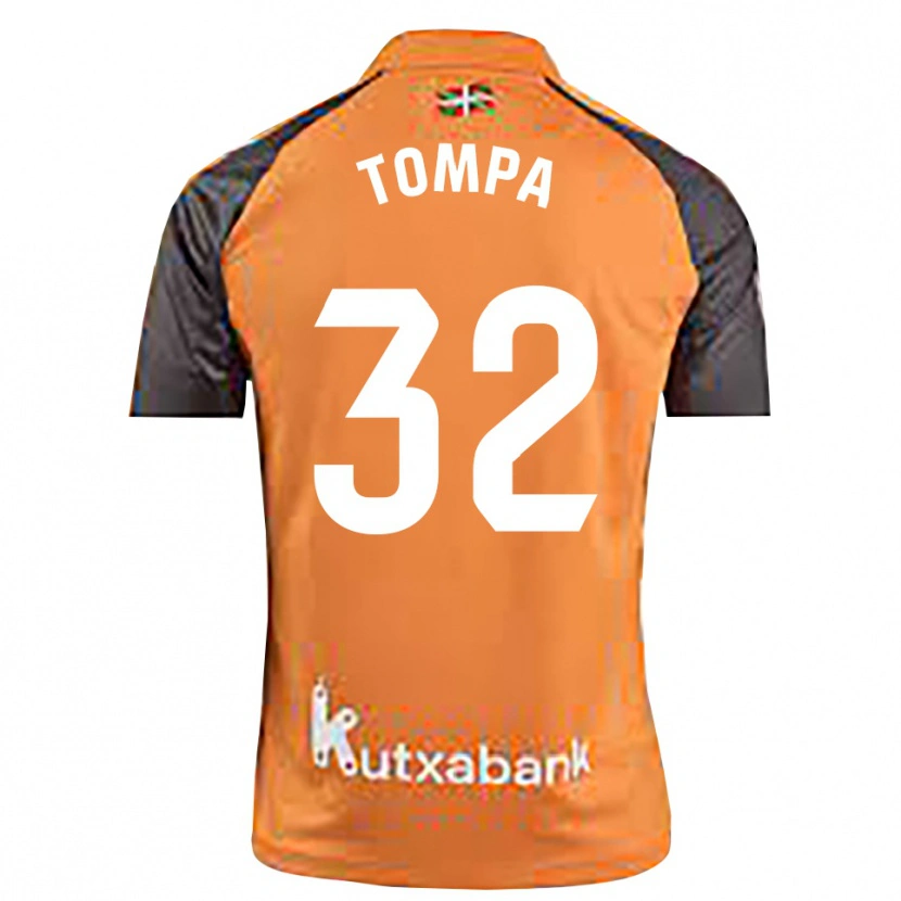 Danxen Kinder Ákos Tompa #32 Trikot Schwarz Orange Torwarttrikot 2025/26
