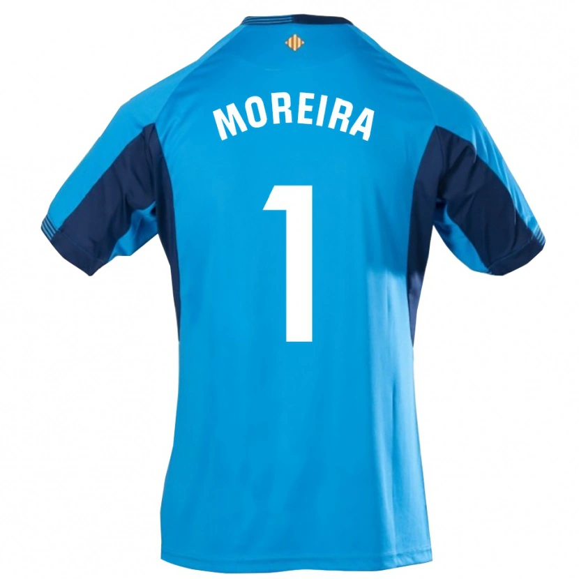 Danxen Kinder Yago Moreira #1 Trikot Blau Weiß Torwarttrikot 2025/26