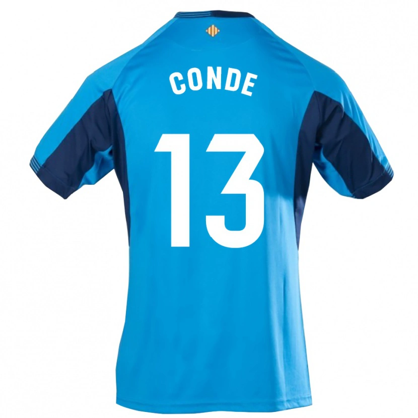 Danxen Kinder Diego Conde #13 Trikot Blau Weiß Torwarttrikot 2025/26
