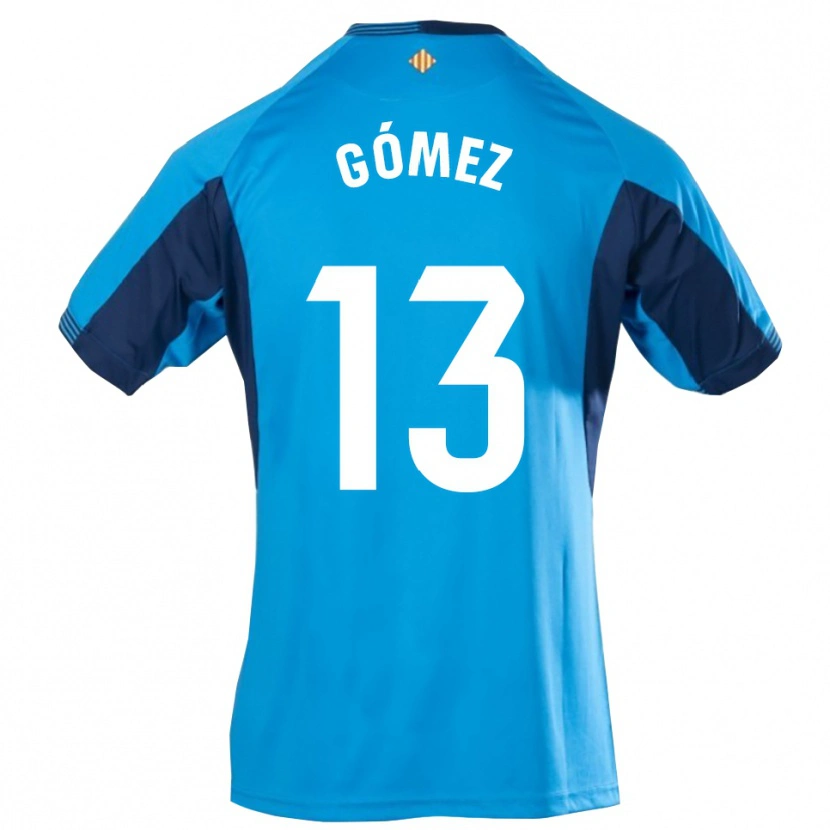Danxen Kinder Rubén Gómez #13 Trikot Blau Weiß Torwarttrikot 2025/26