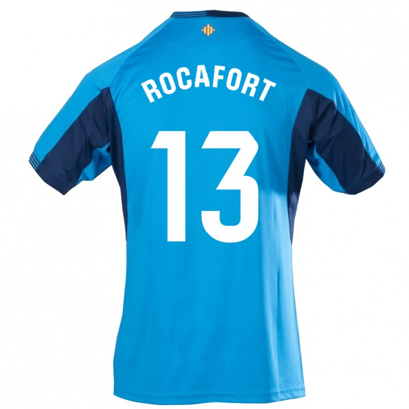 Danxen Kinder Rodrigo Rocafort #13 Trikot Blau Weiß Torwarttrikot 2025/26