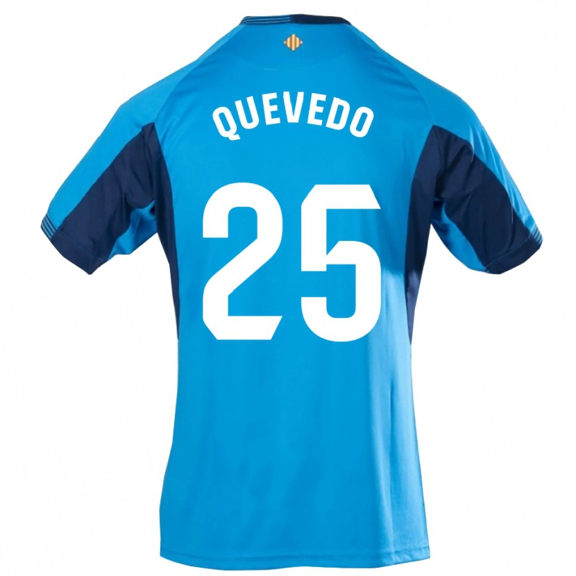 Danxen Kinder Alex Quevedo #25 Trikot Blau Weiß Torwarttrikot 2025/26