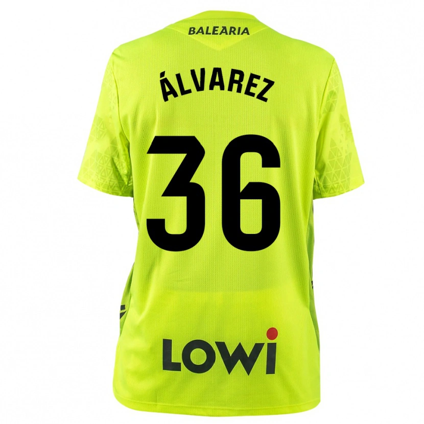 Danxen Kinder Anna Álvarez #36 Trikot Leuchtgrün Schwarz Torwarttrikot 2025/26