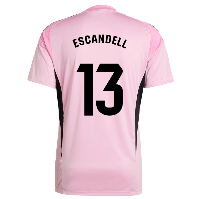 Danxen Kinder Aarón Escandell #13 Trikot Pink Schwarz Torwarttrikot 2025/26