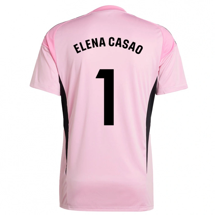 Danxen Kinder Elena Casao López #1 Trikot Pink Schwarz Torwarttrikot 2025/26