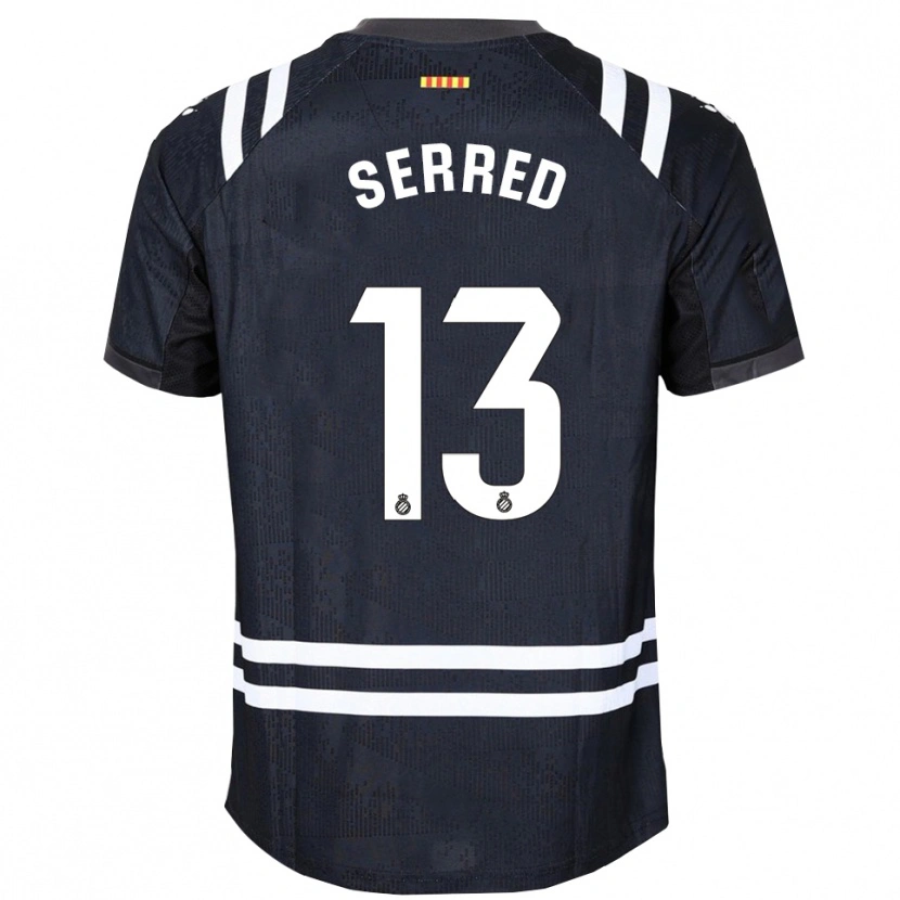 Danxen Kinder Llorenç Serred #13 Trikot Schwarz Weiß Torwarttrikot 2025/26