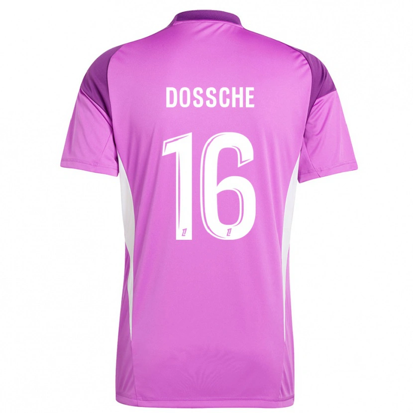 Danxen Kinder Marvin Dossche #16 Trikot Flieder Weiß Torwarttrikot 2025/26