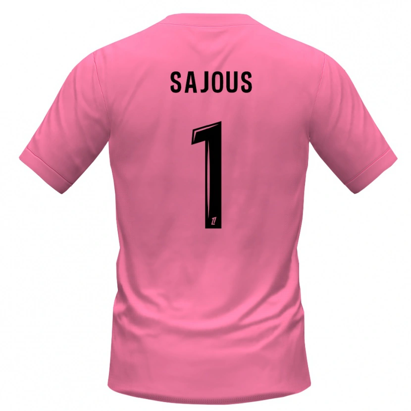 Danxen Kinder Thomas Sajous #1 Trikot Pink Schwarz Torwarttrikot 2025/26