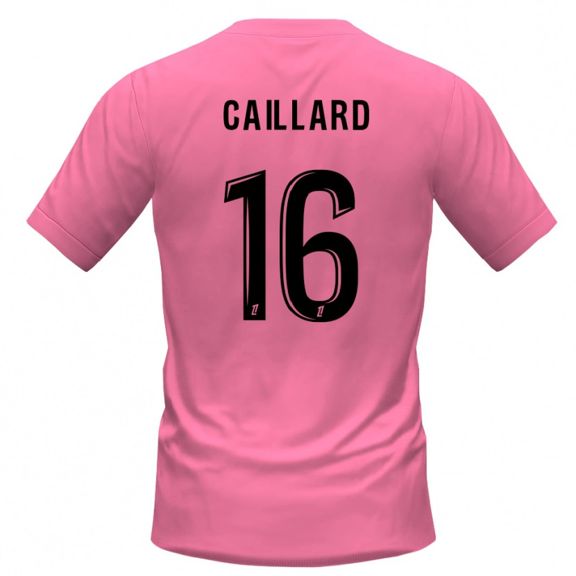 Danxen Kinder Marc-Aurèle Caillard #16 Trikot Pink Schwarz Torwarttrikot 2025/26