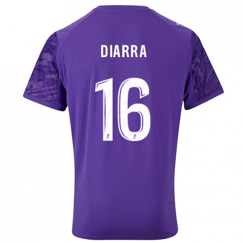 Danxen Kinder Cheick Diarra #16 Trikot Violett Weiß Torwarttrikot 2025/26