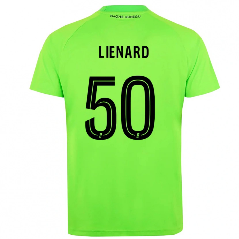 Danxen Kinder Yann Lienard #50 Trikot Grün Schwarz Torwarttrikot 2025/26