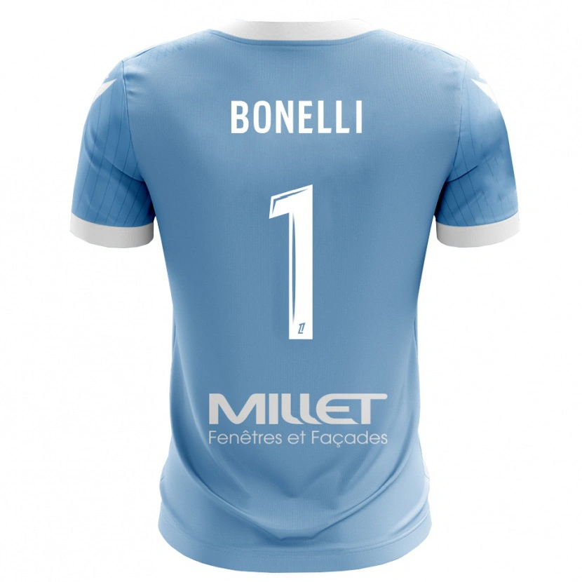 Danxen Kinder Lucas Bonelli #1 Trikot Hellhimmelblau Torwarttrikot 2025/26