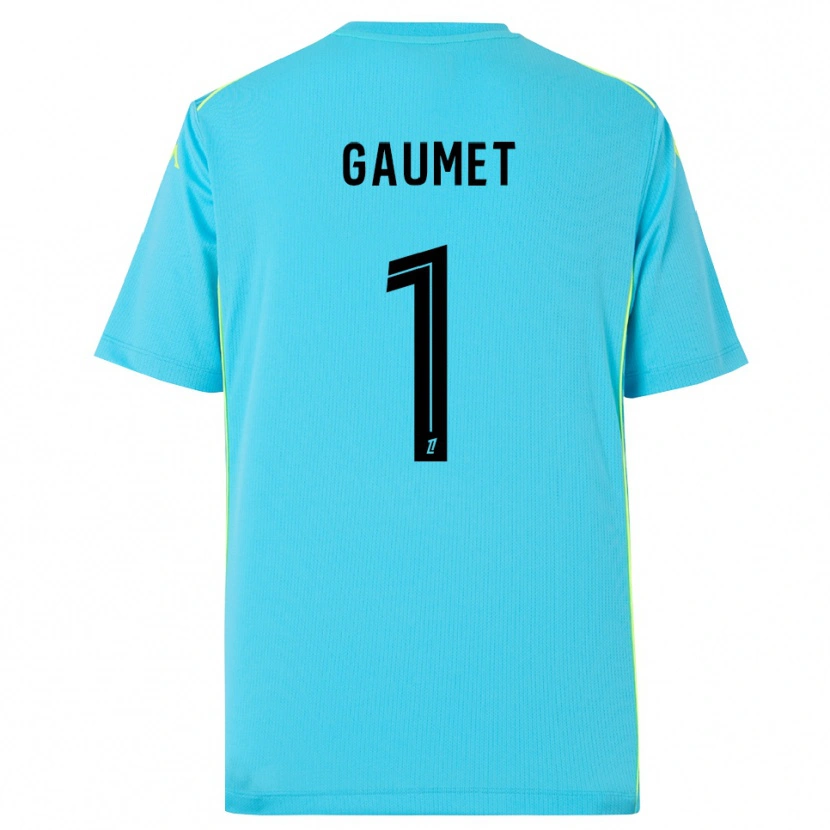 Danxen Kinder Noa Gaumet #1 Trikot Himmelblau Schwarz Torwarttrikot 2025/26