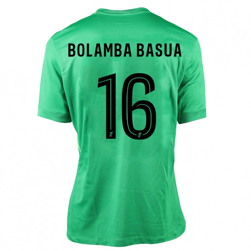 Danxen Kinder Kévin Bolamba Basua #16 Trikot Grün Schwarz Torwarttrikot 2025/26