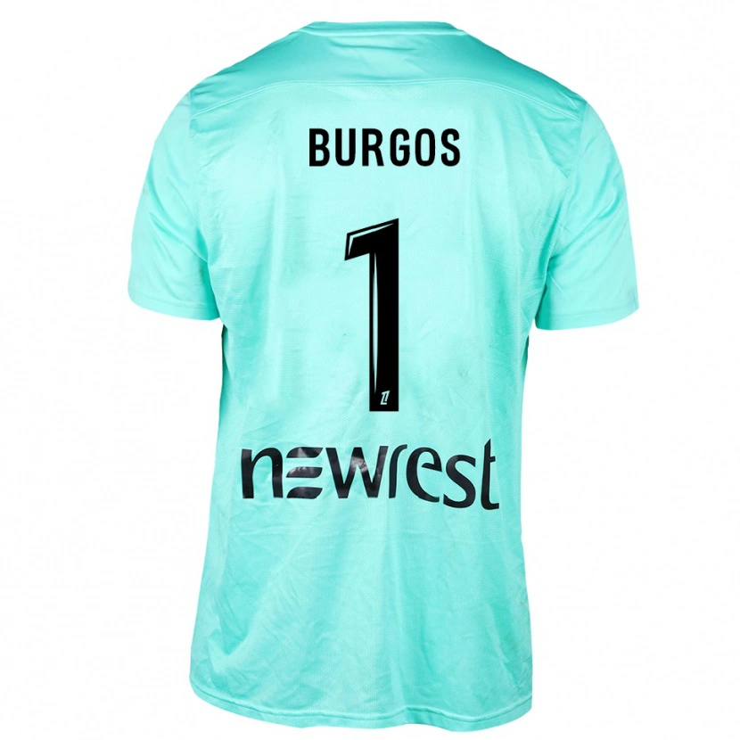 Danxen Kinder Diego Burgos #1 Trikot Aqua Schwarz Torwarttrikot 2025/26