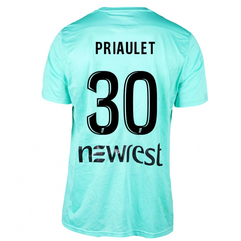 Danxen Kinder Anaïs Priaulet #30 Trikot Aqua Schwarz Torwarttrikot 2025/26