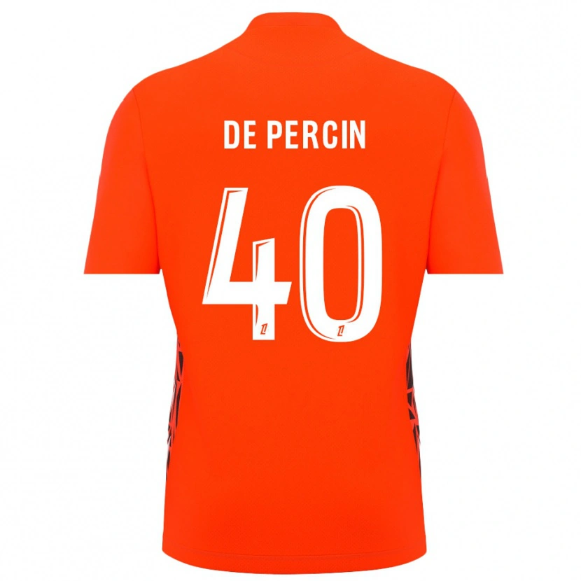 Danxen Kinder Théo De Percin #40 Trikot Orange-Weiß Torwarttrikot 2025/26