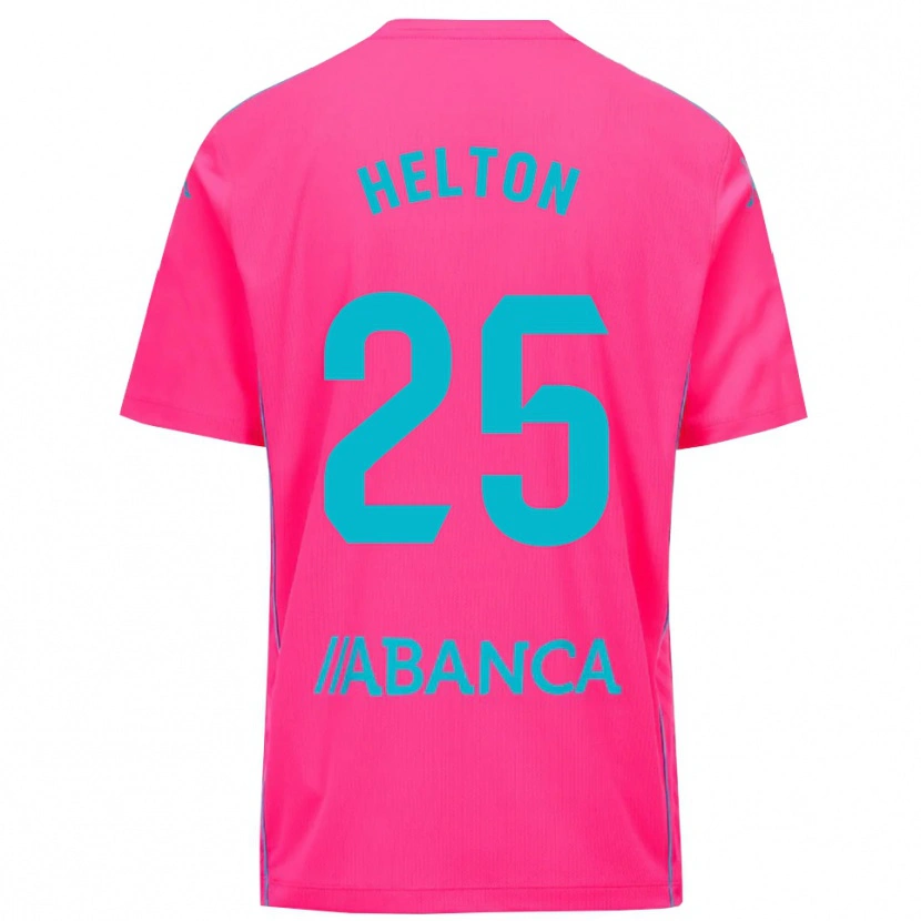 Danxen Kinder Helton Leite #25 Trikot Tiefpink Schwarz Torwarttrikot 2025/26