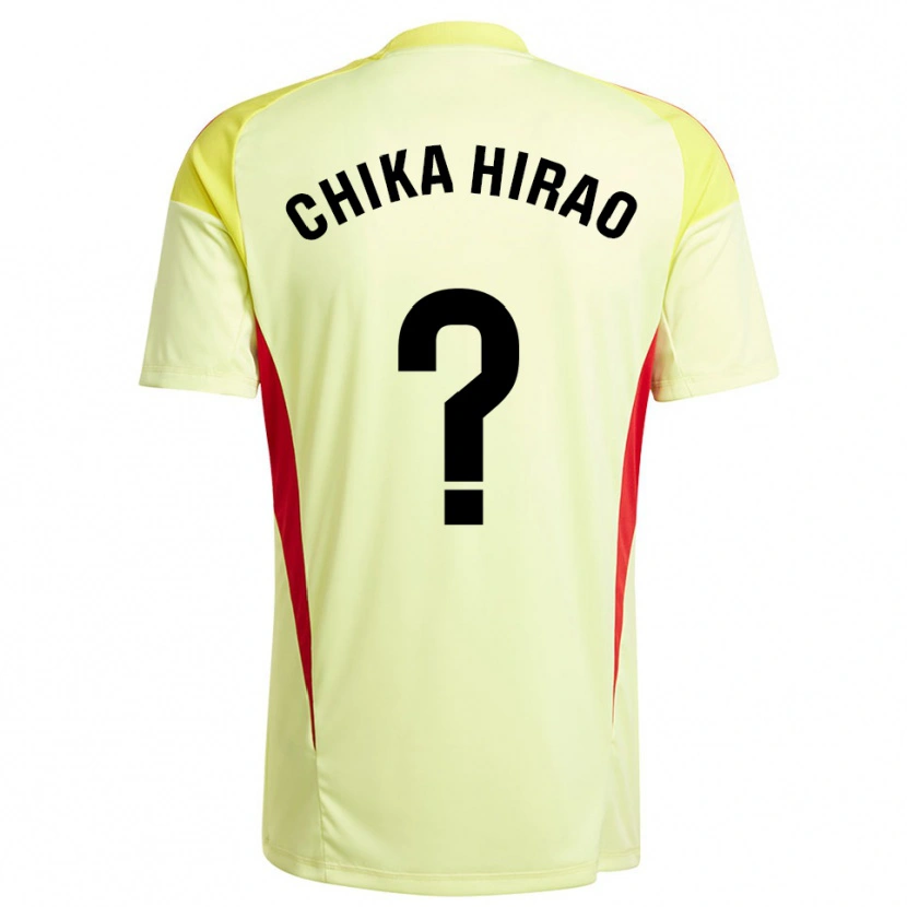 Danxen Kinder Hirao Chika #0 Trikot Hellgelb Schwarz Torwarttrikot 2025/26