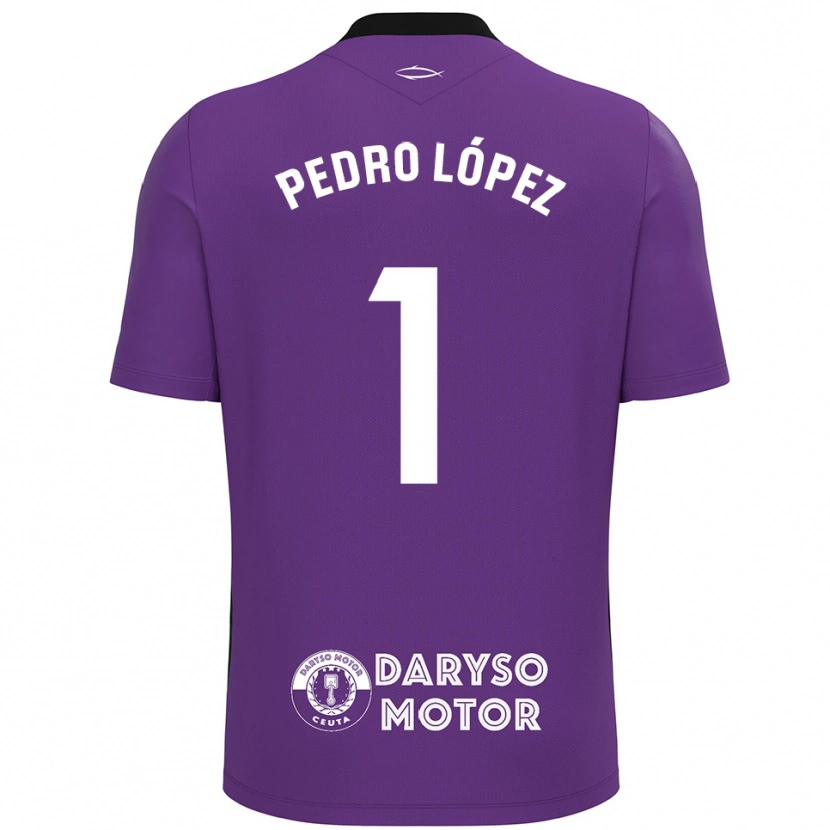 Danxen Kinder Pedro López #1 Trikot Violett Weiß Torwarttrikot 2025/26