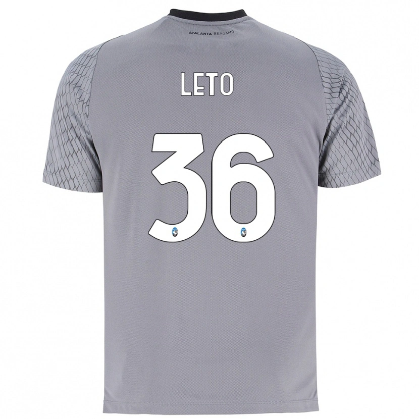 Danxen Kinder Manuel Leto #36 Trikot Grau Blau Rot Torwarttrikot 2025/26