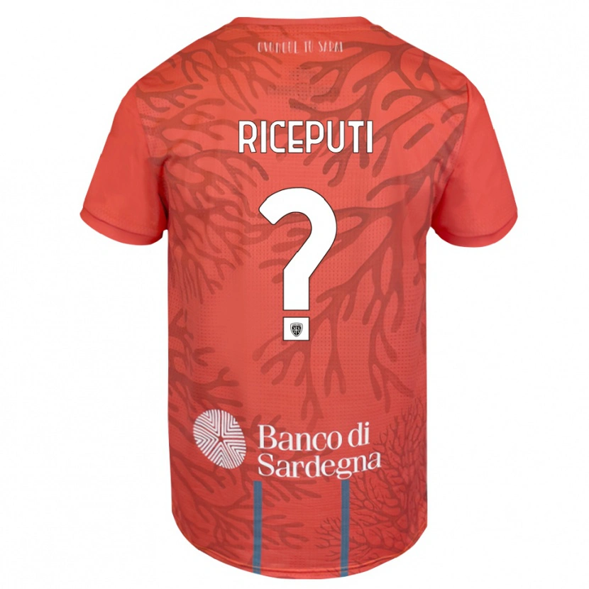 Danxen Kinder Davide Riceputi #0 Trikot Orange Rot Weiß Torwarttrikot 2025/26