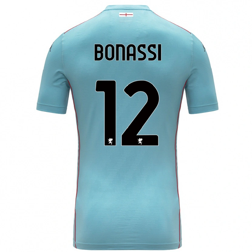 Danxen Kinder Lorenzo Bonassi #12 Trikot Blau Grau Torwarttrikot 2025/26