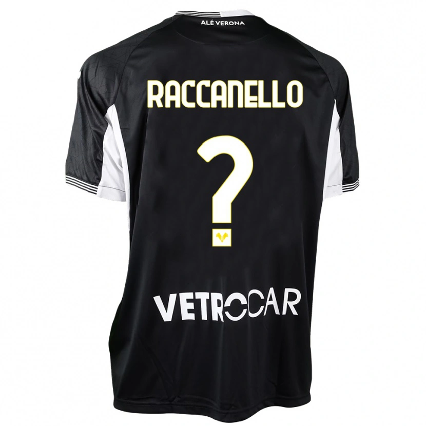 Danxen Kinder Marco Raccanello #0 Trikot Schwarz Weiß Torwarttrikot 2025/26