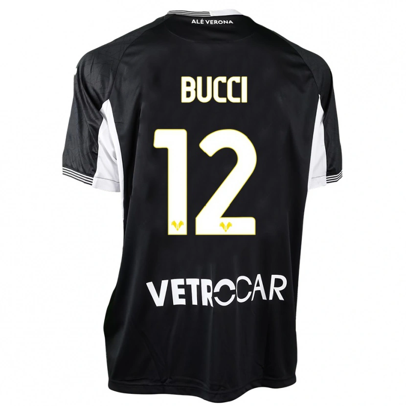 Danxen Kinder Irene Bucci #12 Trikot Schwarz Weiß Torwarttrikot 2025/26