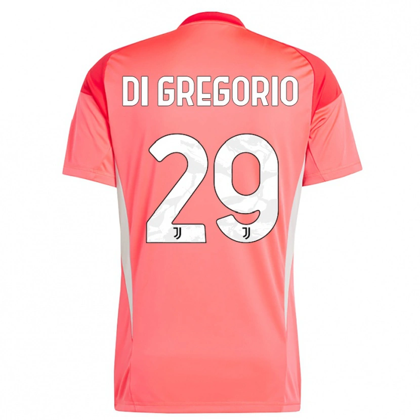 Danxen Kinder Michele Di Gregorio #29 Trikot Rot Orange Torwarttrikot 2025/26