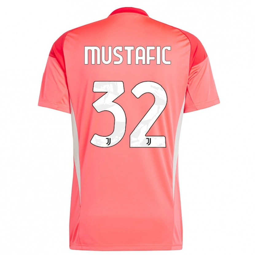 Danxen Kinder Emma Mustafic #32 Trikot Rot Orange Torwarttrikot 2025/26