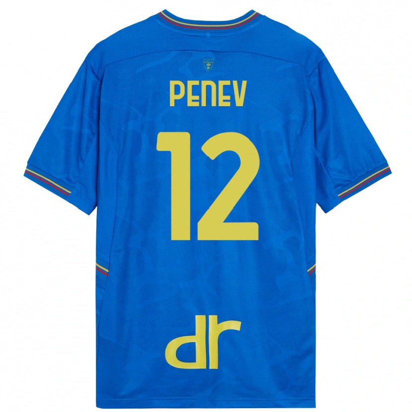Danxen Kinder Plamen Penev #12 Trikot Königsblau Braun Torwarttrikot 2025/26