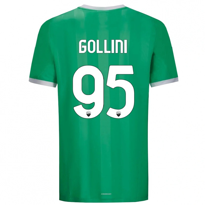 Danxen Kinder Pierluigi Gollini #95 Trikot Grün Weiß Torwarttrikot 2025/26