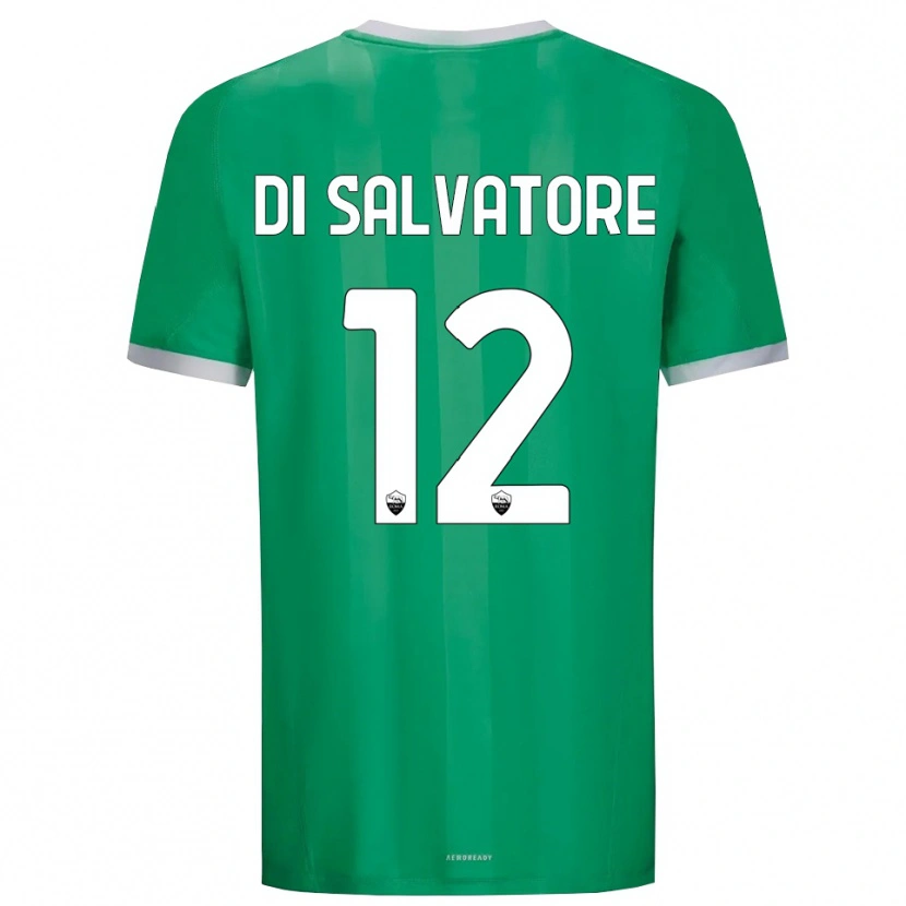 Danxen Kinder Diego Di Salvatore #12 Trikot Grün Weiß Torwarttrikot 2025/26