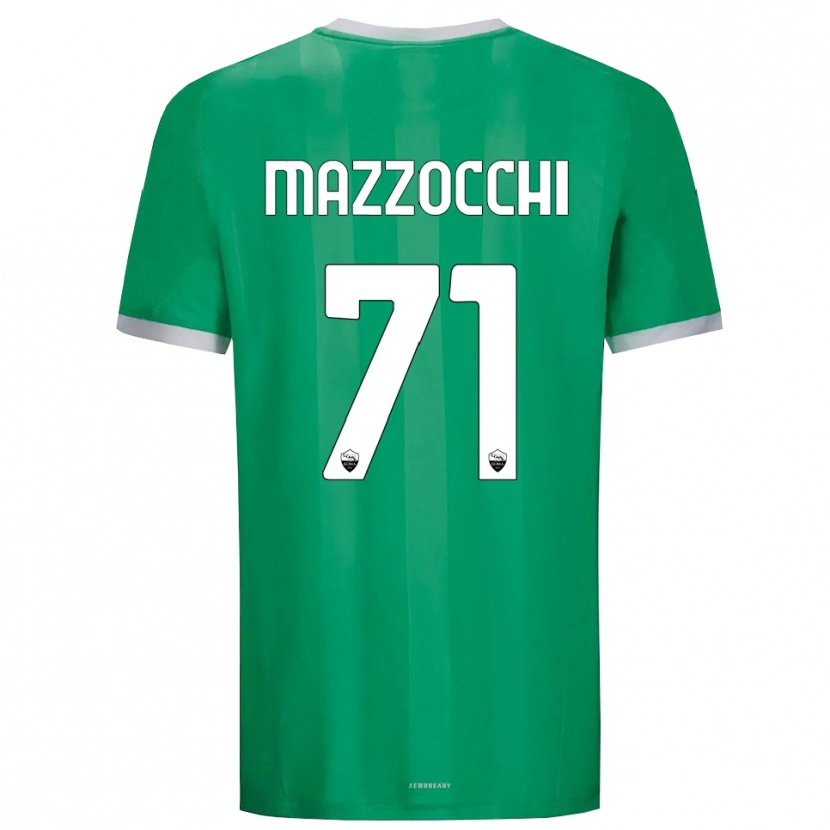 Danxen Kinder Giulia Mazzocchi #71 Trikot Grün Weiß Torwarttrikot 2025/26