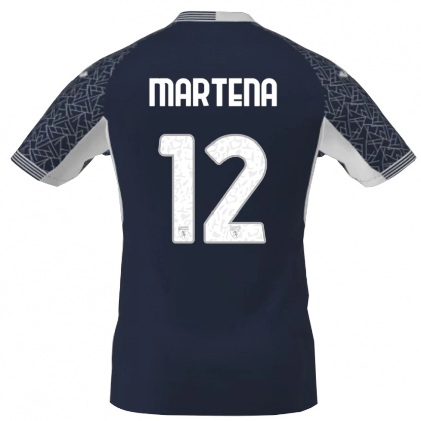 Danxen Kinder Gabriele Martena #12 Trikot Blau Schwarz Weiß Torwarttrikot 2025/26