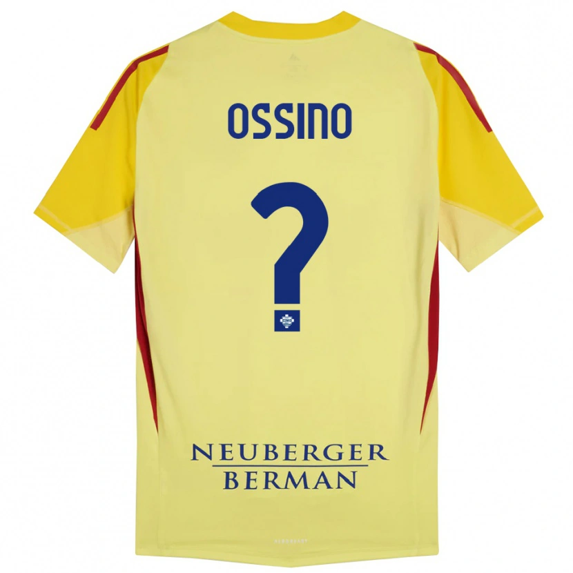 Danxen Kinder Daniel Ossino #0 Trikot Hellgelb Schwarz Torwarttrikot 2025/26