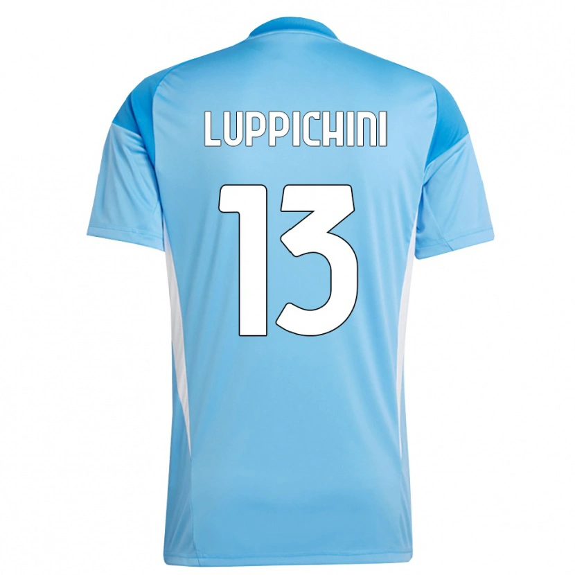 Danxen Kinder Matteo Luppichini #13 Trikot Himmelblau Weiß Torwarttrikot 2025/26