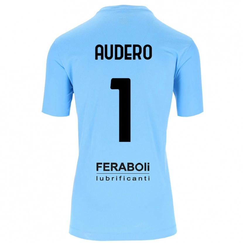 Danxen Kinder Emil Audero #1 Trikot Himmelblau Schwarz Torwarttrikot 2025/26