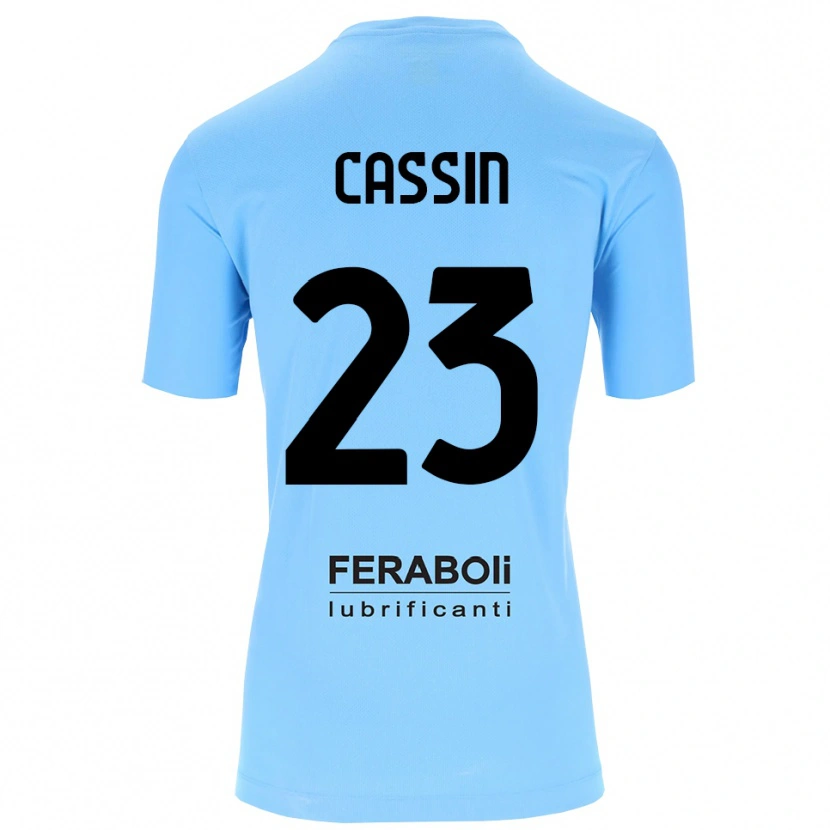 Danxen Kinder Marco Cassin #23 Trikot Himmelblau Schwarz Torwarttrikot 2025/26