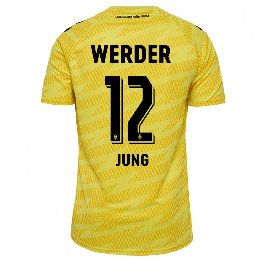 Danxen Kinder Hugo Jung #12 Trikot Gelb Schwarz Torwarttrikot 2025/26