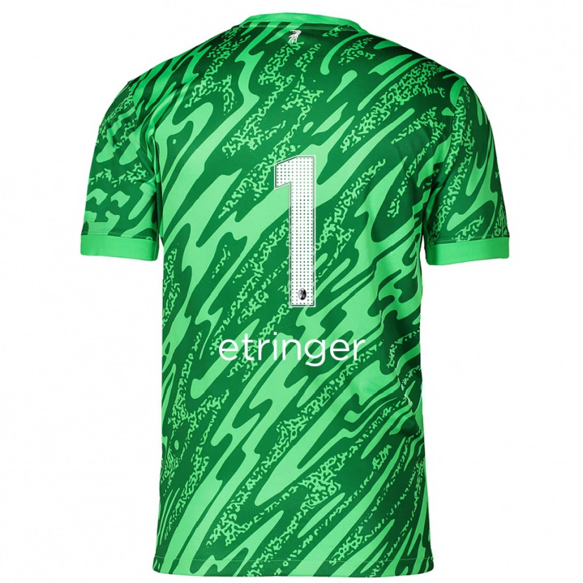 Danxen Kinder Elias Etringer #1 Trikot Grün Weiß Torwarttrikot 2025/26